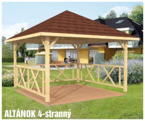Altánek 4-stranný 300cm (bez zábradlí)