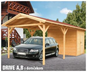 Carport Drive s domečkem A