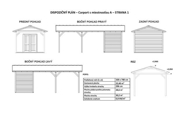 Carport Drive s domečkem A - Image 3