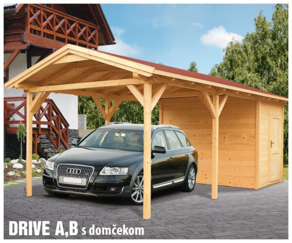 Carport Drive s domečkem B