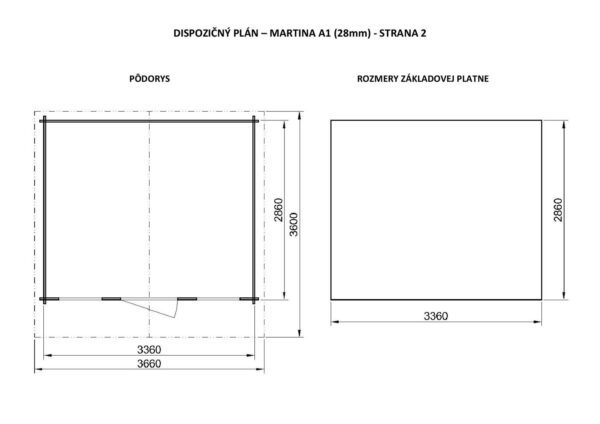 Martina A1 28mm (bez okenic a květináčů) - Image 4